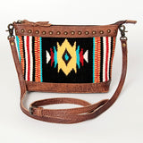 American Darling Cross Body Saddle Blanket Genuine Leather Western Women Bag Handbag Purse | Travel Bags College Casual