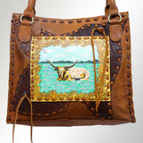 American Darling Tote Full Grain Genuine Leather Western Women Bag Handbag Purse | Travel Bags College Casual