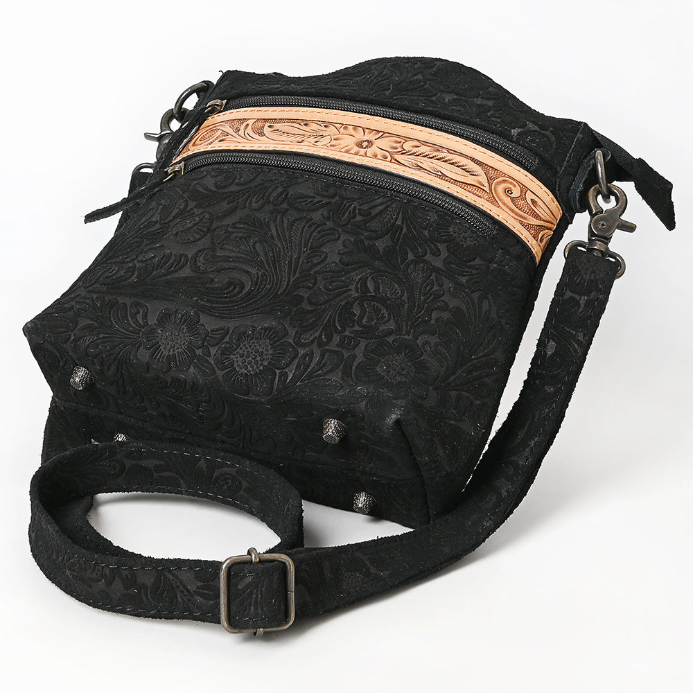 American Darling Cross Body Hand Tooled Embossed Genuine Leather Western Women Bag Handbag Purse | Crossbody for Cute