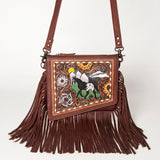American Darling Cross Body Hand Tooled Genuine Leather Western Women Bag Handbag Purse | Crossbody for Cute