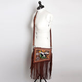 American Darling Cross Body Hand Tooled Genuine Leather Western Women Bag Handbag Purse | Crossbody for Cute