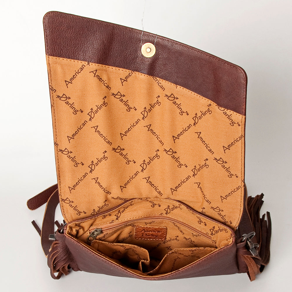 American Darling Cross Body Hand Tooled Genuine Leather Western Women Bag Handbag Purse | Crossbody for Cute