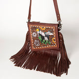 American Darling Cross Body Hand Tooled Genuine Leather Western Women Bag Handbag Purse | Crossbody for Cute