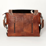 American Darling Messenger Hand Tooled Hair On Genuine Leather Western Women Bag Handbag Purse | Cute