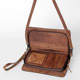 American Darling Cross Body Hand Tooled Saddle Blanket Genuine Leather Western Women Bag Handbag Purse | Crossbody for Cute