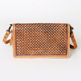 American Darling Cross Body Hand Tooled Saddle Blanket Genuine Leather Western Women Bag Handbag Purse | Crossbody for Cute