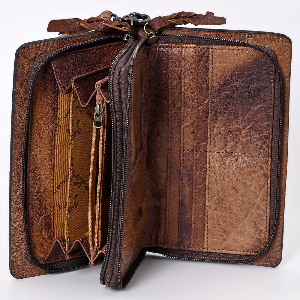 American Darling Cross Body Hand Tooled Saddle Blanket Genuine Leather Western Women Bag Handbag Purse | Crossbody for Cute