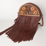 American Darling Canteen Hand Tooled Genuine Leather Women Bag Western Handbag Purse| for |