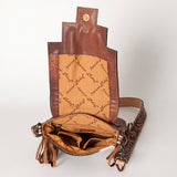 American Darling Cross Body Hand Tooled Saddle Blanket Hair On Genuine Leather Western Women Bag Handbag Purse Crossbody Cute