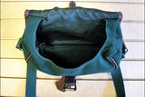 Shell Case Bag Leather Canvas