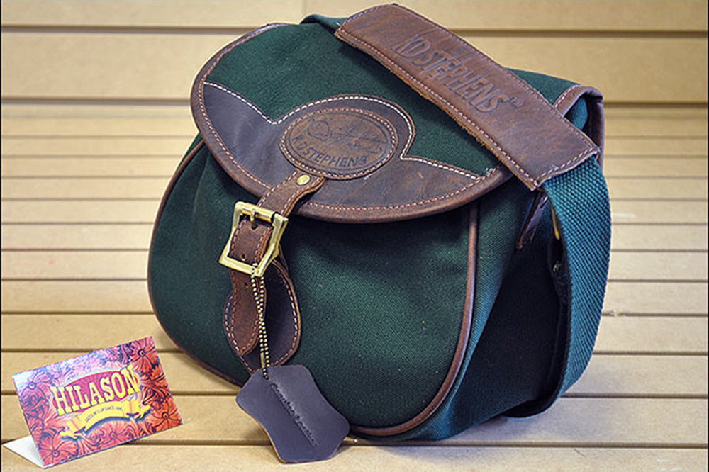 Shell Case Bag Leather Canvas