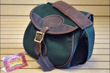 Shell Case Bag Leather Canvas