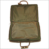 18“W x 12“H x 9“D Leather Duffle Bag 18 Inches