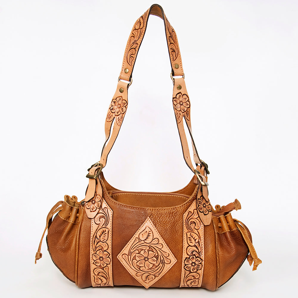 American Darling Hobo Hand Tooled Genuine Leather Western Women Bag | Handbag Purse Bags for Cute