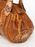 American Darling ADBGA209D Hobo Hand Tooled Genuine Leather Women Bag Western Handbag Purse