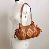American Darling Hobo Hand Tooled Genuine Leather Western Women Bag | Handbag Purse Bags for Cute