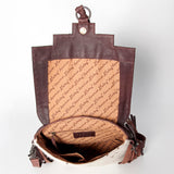 American Darling Cross Body II Hand Tooled Hair On Genuine Leather Women Bag Western Handbag Purse