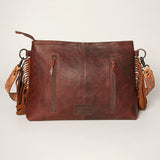 American Darling Crossbody Hand Tooled Hair-On Genuine Leather Women Bag Western Handbag Purse