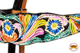 Western Horse Headstall Tack American Leather Tan Hilason
