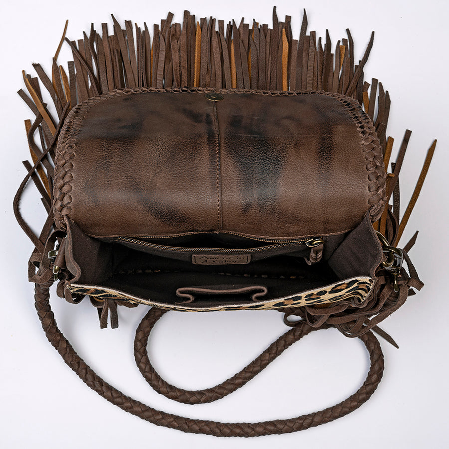 American Darling Cross body Bag Western Genuine Leather Handcrafted Purse with Turquoise Stone and YKK Zipper