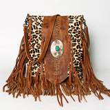 American Darling Large Crossbody Hair On Genuine Leather Western Women Bag Handbag Purse|