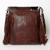 American Darling Large Crossbody Hair On Genuine Leather Western Women Bag Handbag Purse|