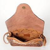 American Darling Small Crossbody Hand Tooled Hair On Genuine Leather Western Women Bag Handbag Purse | for Cute