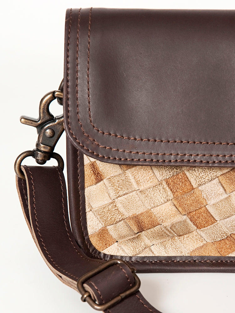 American Darling Small Crossbody Full Grain Genuine Leather Western Women Bag Handbag Purse | Cute