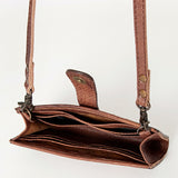 American Darling Small Crossbody Hand Tooled Genuine Leather Western Women Bag Handbag Purse |