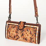 American Darling Small Crossbody Hand Tooled Genuine Leather Western Women Bag Handbag Purse |