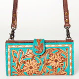 American Darling Small Crossbody Hand Tooled Genuine Leather Western Women Bag Handbag Purse |