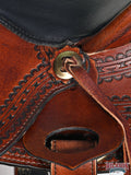 Western Horse Wade Saddle American Leather Ranch Roping Dark Brown Hilason