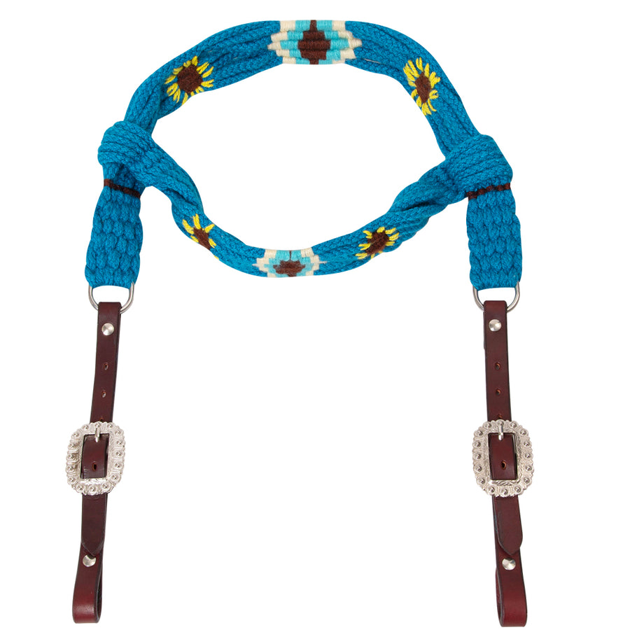 Hilason Horse 100% Wool Headstall Hand Woven Blue - Uhorse