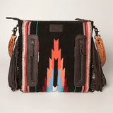 American Darling Signature Crossbody Hand Tooled Saddle Blanket Genuine Leather Western Women Bag Handbag Purse | for Cute