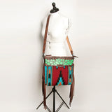 American Darling Signature Crossbody Hand Tooled Saddle Blanket Genuine Leather Western Women Bag Handbag Purse | for Cute