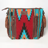 American Darling Signature Crossbody Hand Tooled Saddle Blanket Genuine Leather Western Women Bag Handbag Purse | for Cute