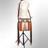 American Darling Signature Crossbody Hand Tooled Saddle Blanket Genuine Leather Western Women Bag Handbag Purse | for Cute