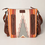 American Darling Signature Crossbody Hand Tooled Saddle Blanket Genuine Leather Western Women Bag Handbag Purse | for Cute