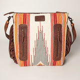 American Darling Signature Crossbody Hand Tooled Saddle Blanket Genuine Leather Western Women Bag Handbag Purse | for Cute