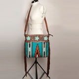 American Darling Signature Crossbody Hand Tooled Saddle Blanket Genuine Leather Western Women Bag Handbag Purse | for Cute