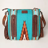 American Darling Signature Crossbody Hand Tooled Saddle Blanket Genuine Leather Western Women Bag Handbag Purse | for Cute