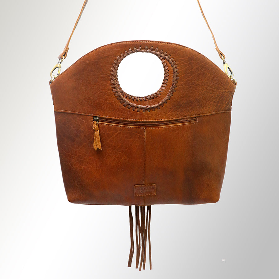 American Darling Bucket Bag Western Hand Painted Genuine Leather Handcrafted Purse with Fringes and YKK Zipper