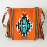 American Darling Cross Body Hand Tooled Saddle Blanket Genuine Leather Western Women Bag Handbag Purse | Crossbody for Cute