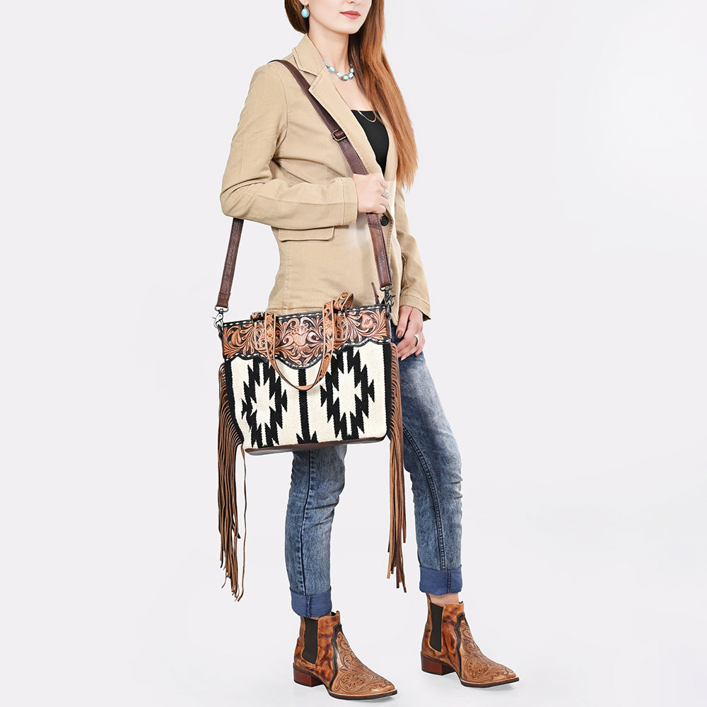 American Darling Tote Hair-On Genuine Leather Western Women Bag Handbag Purse | Travel Bags College Casual