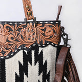 American Darling Tote Hair-On Genuine Leather Western Women Bag Handbag Purse | Travel Bags College Casual