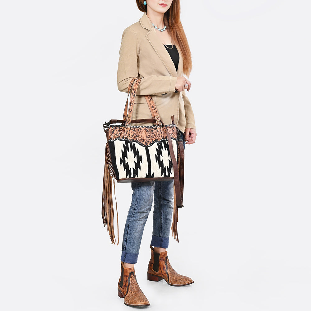 American Darling Tote Hair-On Genuine Leather Western Women Bag Handbag Purse | Travel Bags College Casual