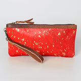 American Darling Wristlet Hair on Genuine Leather Western Women Bag | Handbag Purse | Women Wristlet | Wristlet Wristlet | Travel Wristlet | Leather Wristlet | Clutch Wristlet