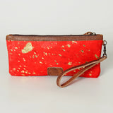 American Darling Wristlet Hair on Genuine Leather Western Women Bag | Handbag Purse | Women Wristlet | Wristlet Wristlet | Travel Wristlet | Leather Wristlet | Clutch Wristlet