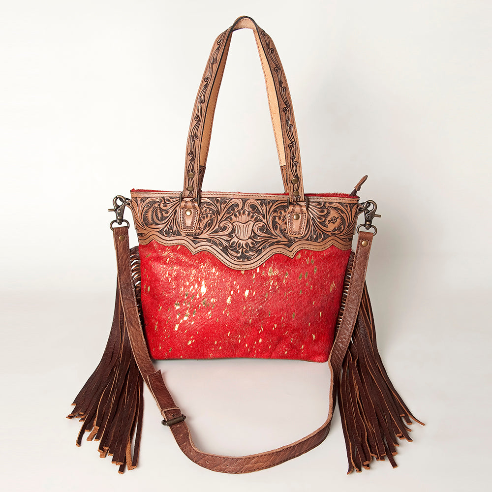 American Darling Tote Hair-On Genuine Leather Western Women Bag Handbag Purse | Travel Bags College Casual