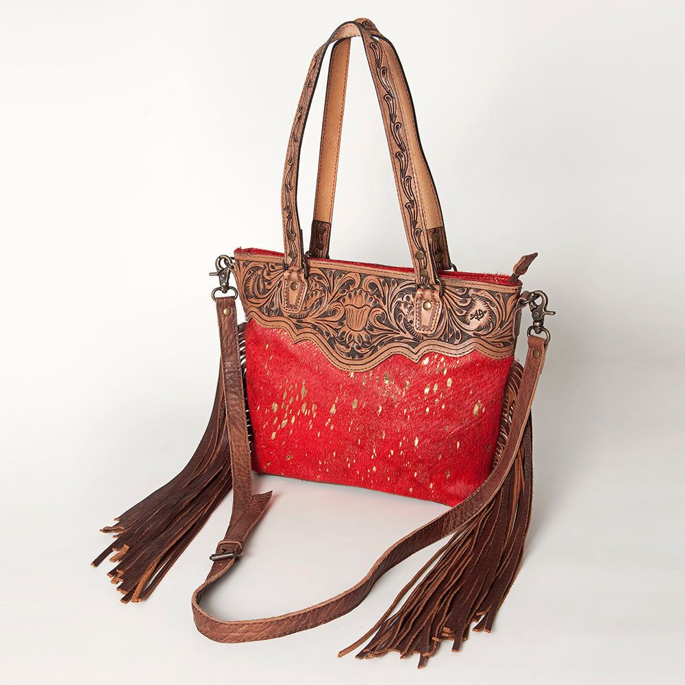 American Darling Tote Hair-On Genuine Leather Western Women Bag Handbag Purse | Travel Bags College Casual